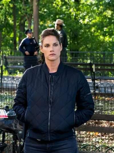 Maggie Bell FBI S05 Black Bomber Jacket