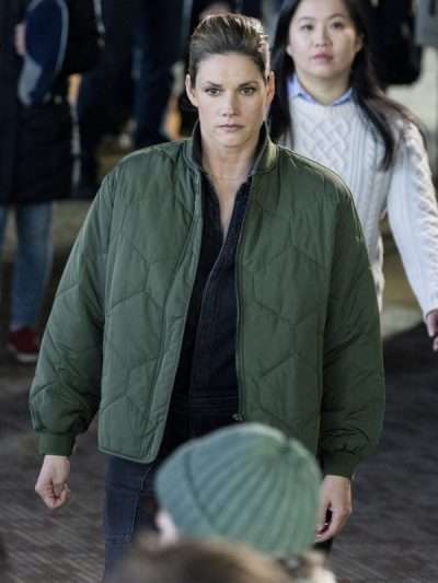 Missy Peregrym FBI Green Jacket