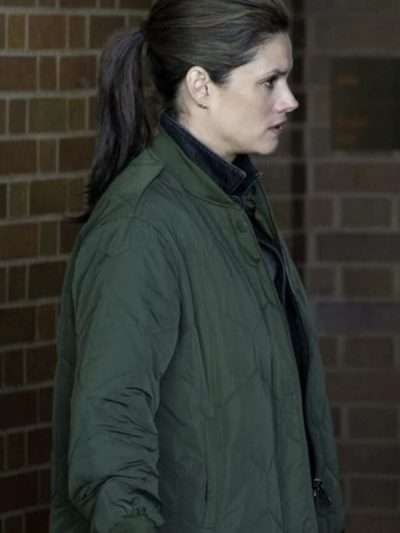 Missy Peregrym FBI Green Bomber Jacket