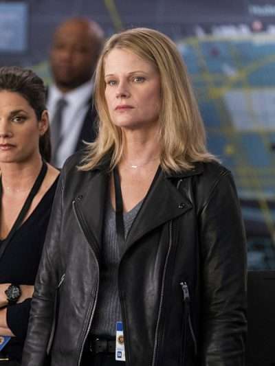 FBI Season 05 Gwen Carter Black Leather Jacket