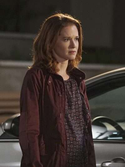 Grey's Anatomy S12 Dr. April Kepner Maroon Jacket