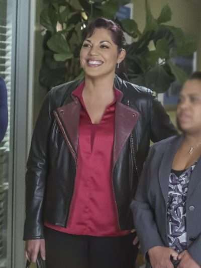 Dr. Callie Torres Grey's Anatomy Black Leather Jacket