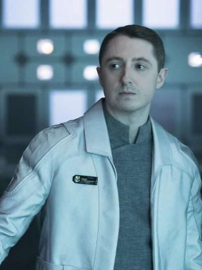 Adun Halo White Leather Coat
