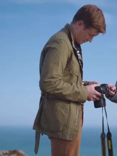 Ed Speleers Irish Wish 2024 Green Cotton Jacket