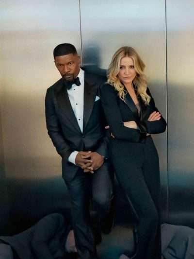 Jamie Foxx Back in Action 2024 Black Suit