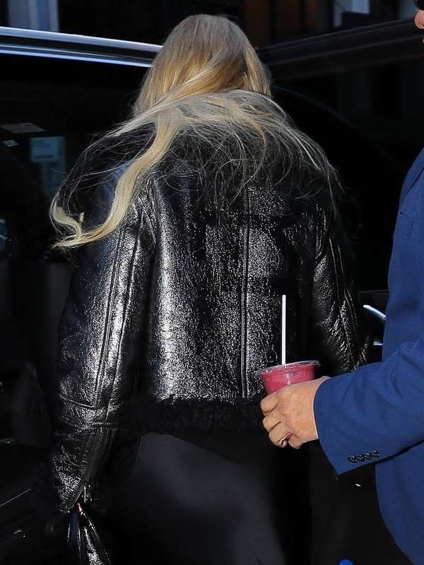 Kathryn Newton Lisa Frankenstein 2024 Black Shearling Jacket
