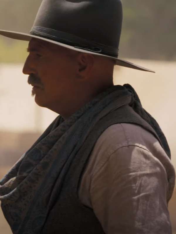 Kevin Costner Horizon An American Saga Grey Vest