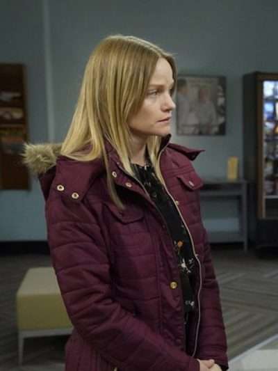 Kim Rollins Law and Order SVU Maroon Parka Jacket