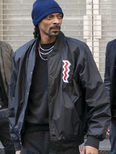 Snoop Dogg Law and Order SVU Black Bomber Jacket