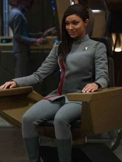 Michael Burnham Star Trek Discovery S05 Grey Jacket