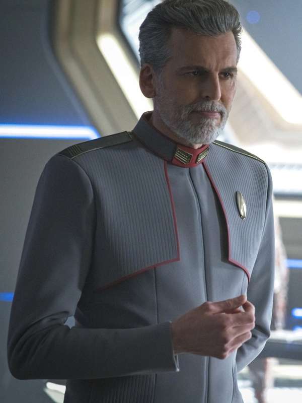 Admiral Charles Vance Star Trek Discovery S05 Grey Jacket