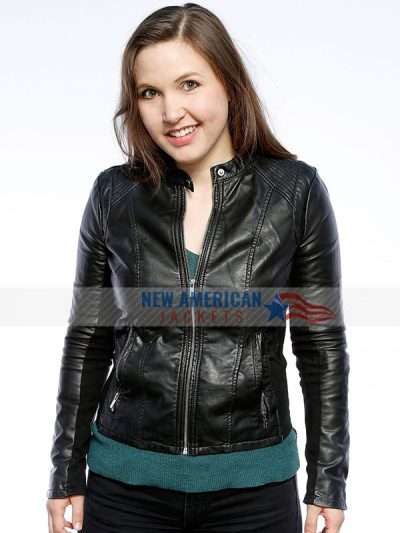 Taylor Tomlinson The Ice House Comedy Club Black Leather Jacket