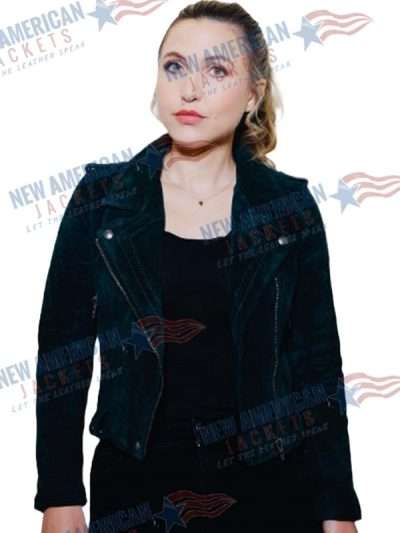 Taylor Tomlinson What Just Happened Suede Leather Jacket