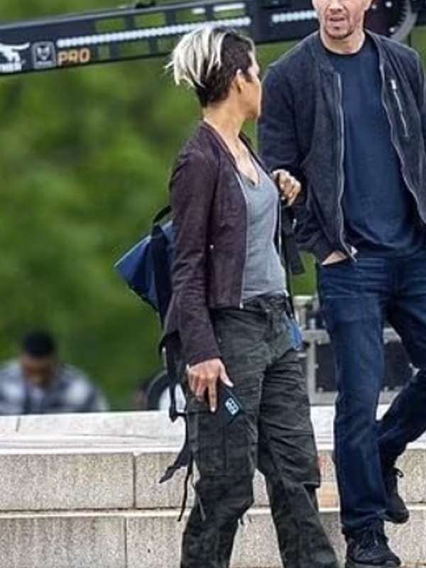 Halle Berry The Union 2024 Brown Jacket