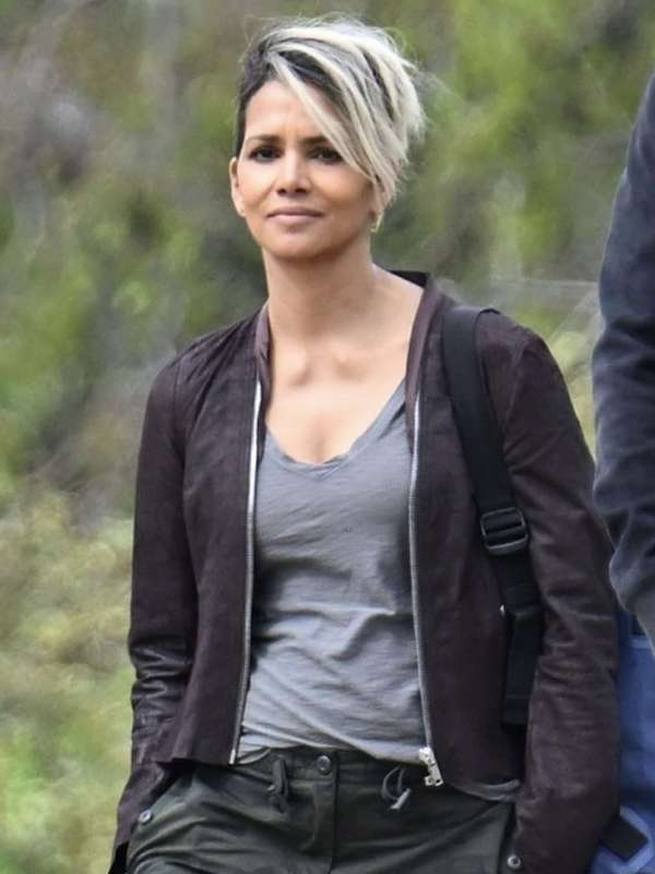 Halle Berry The Union Brown Leather Jacket