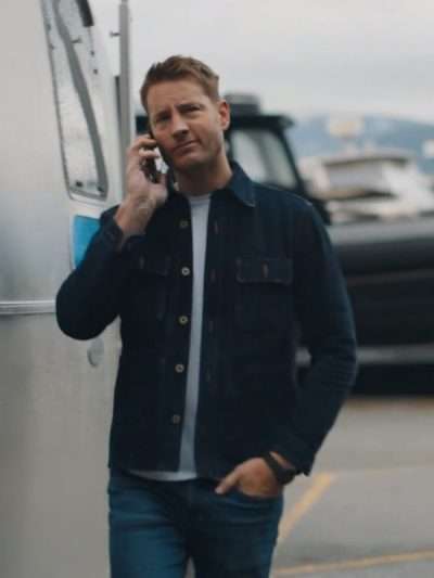 Justin Hartley Tracker 2024 Blue Jacket