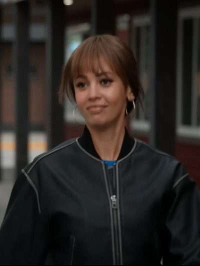 Max Mitchell Wild Cards Black Leather Jacket