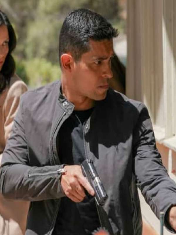 Wilmer Valderrama Naval Criminal Investigative Service Black Jacket