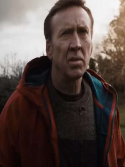Arcadian 2024 Nicolas Cage Red Jacket
