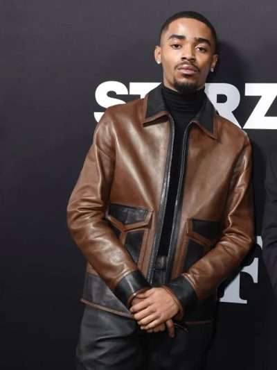 Myles Truitt BMF Premiere Brown Leather Jacket