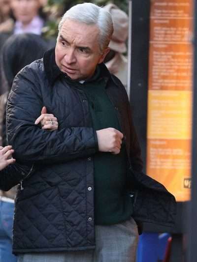 Eddie Marsan Back To Black Quilted Black Jacket