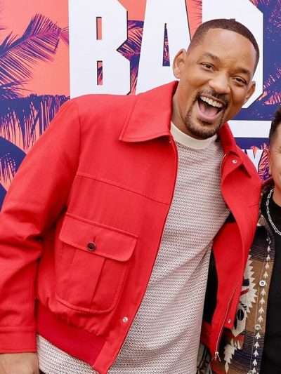 Will Smith Bad Boys Ride or Die Red Bomber Jacket