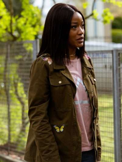 April Lewis Berlin Station Green Jacket