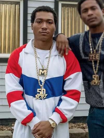 Big Meech Black Mafia Family White Track Jacket