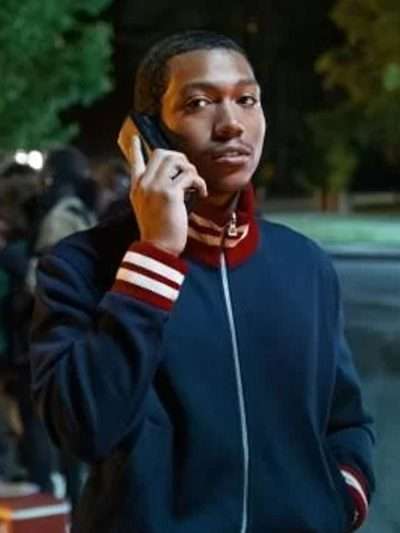 Black Mafia Family Big Meech S02 Blue Bomber Jacket