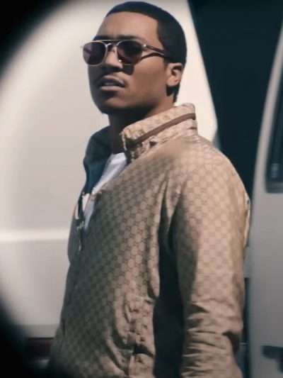 Big Meech BMF S03 Brown Bomber Jacket