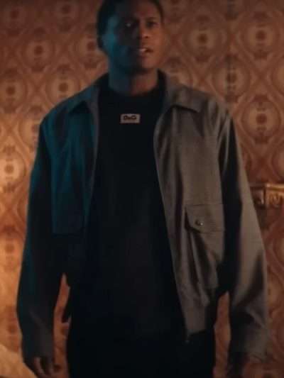 Black Mafia Family S03 Terry Flenory Grey Jacket
