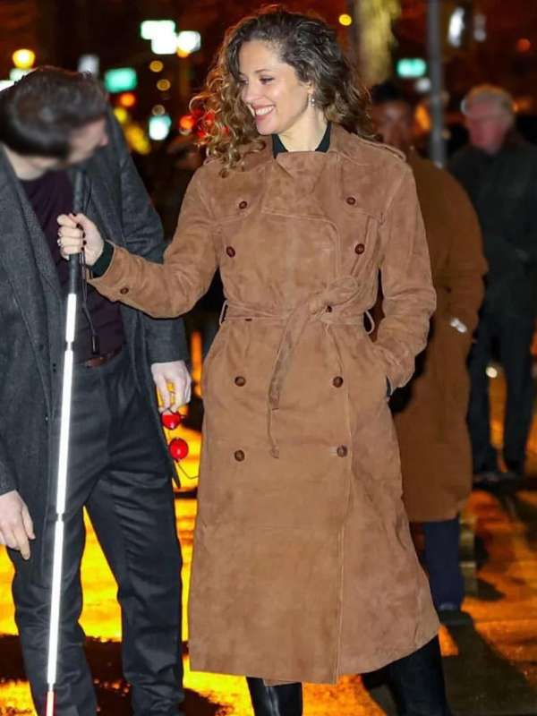Margarita Levieva Daredevil Born Again Brown Coat