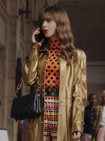 Emily Cooper Emily in Paris Golden Coat
