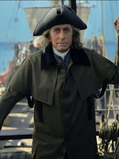 Michael Douglas Franklin Green Coat