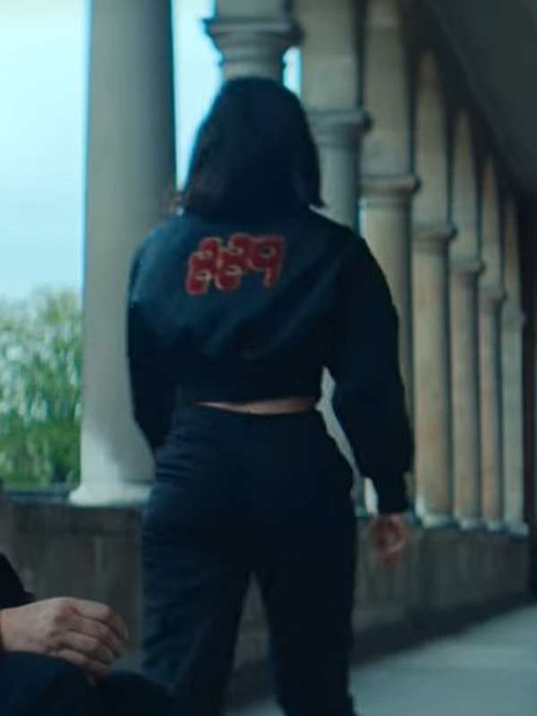 Lina El Arabi Furies 2024 Black Bomber Jacket