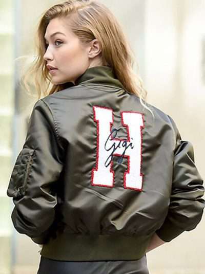 Gigi Hadid Street Style Bomber Jacket