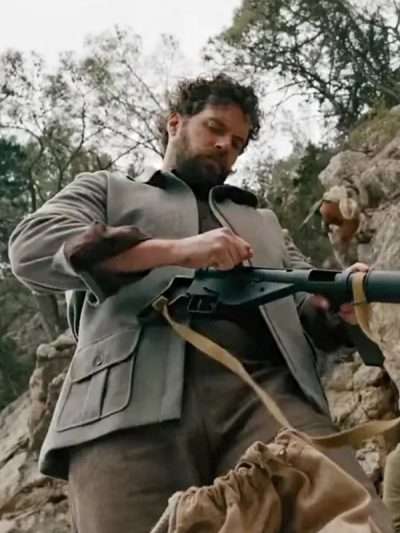 Henry Cavill The Ministry of Ungentlemanly Warfare 2024 Grey Jacket