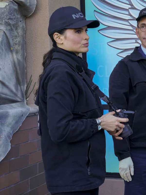 Jessica Knight NCIS Black Cotton Jacket