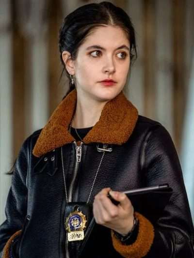 Jet Slootmaekers Law & Order: Organized Crime Black Leather Jacket