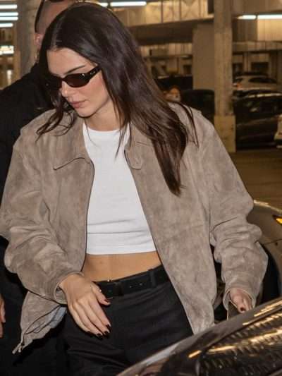 Kendall Jenner SNL Afterparty Bomber Jacket