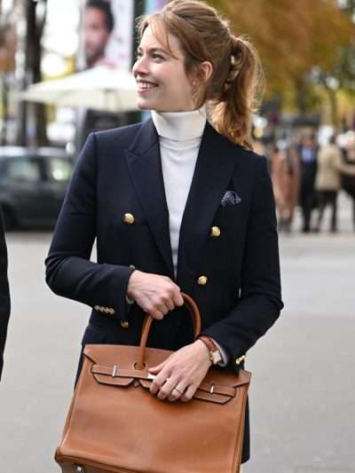 Coup de Chance 2024 Lou de Laâge Black Blazer