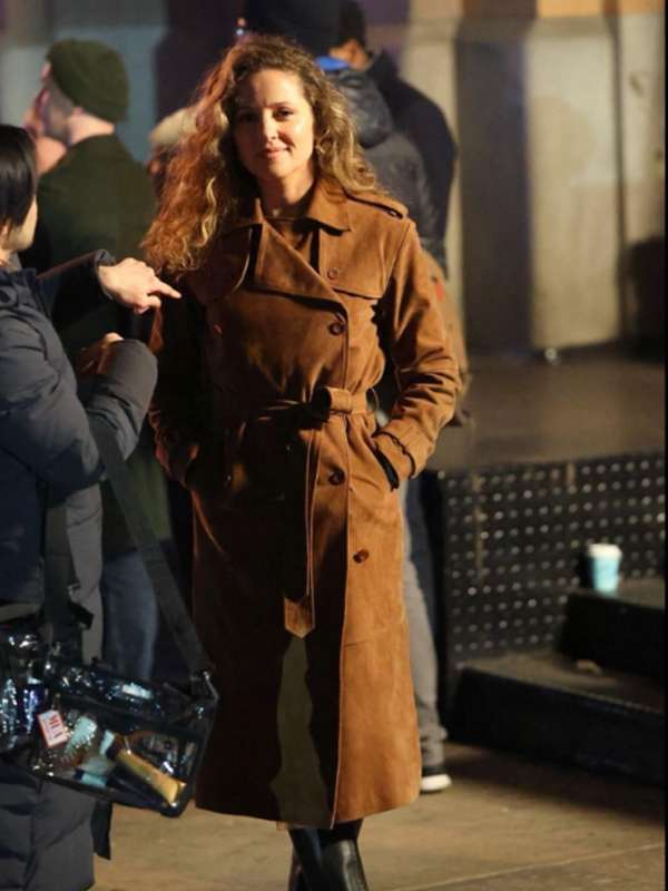 Margarita Levieva Daredevil Born Again Brown Trench Coat