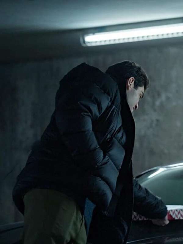 Owen Hendricks The Recruit Black Puffer Jacket