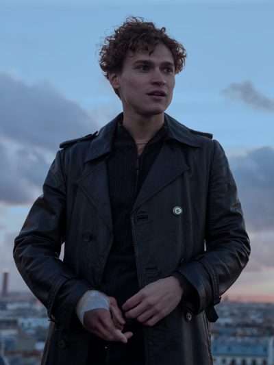 Young Rocco Supersex Black Leather Coat