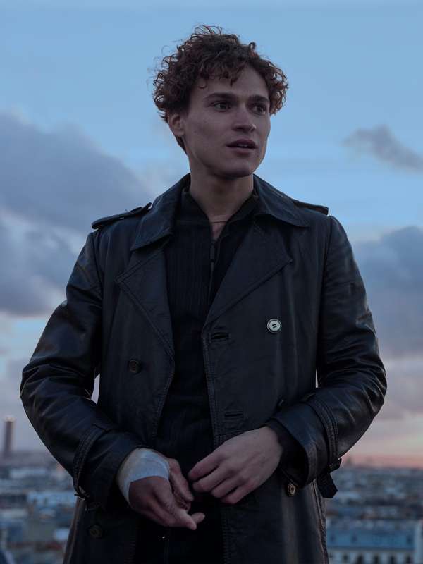 Young Rocco Supersex Black Leather Coat