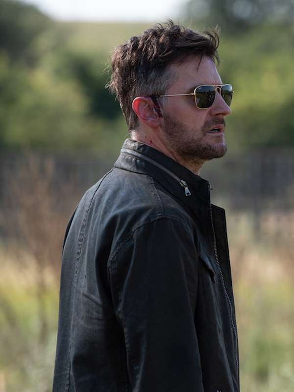 Berlin Station Richard Armitage Black Jacket