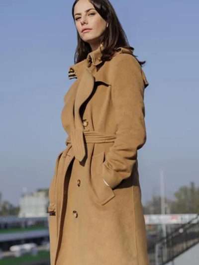 The Gentlemen Susie Glass Brown Trench Coat