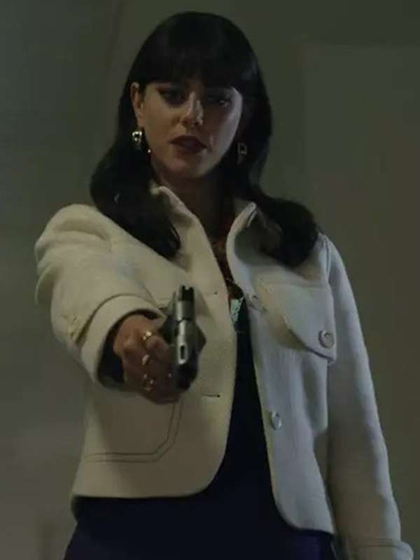Susie Glass The Gentlemen White Jacket