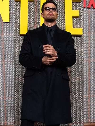 Theo James The Gentlemen Black Coat