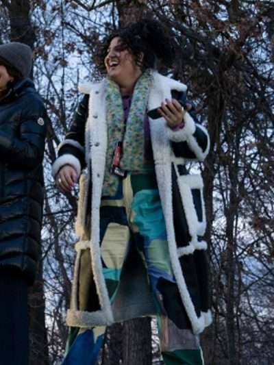 Lola Rahaii The Girls on the Bus 2024 Shearling Leather Coat